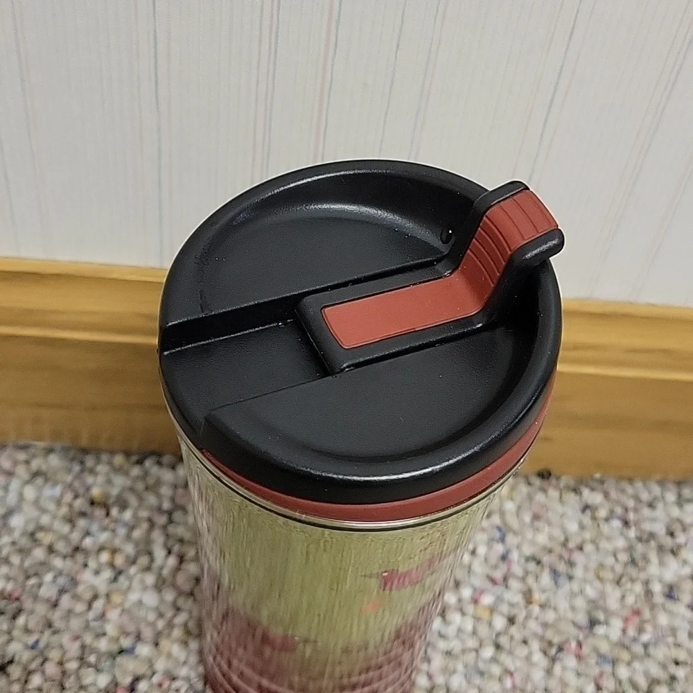 Starbucks 8 Oz Festive Reindeer Travel Mug